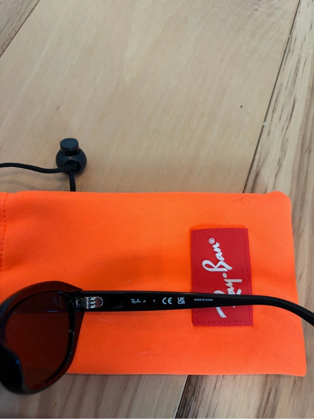 Ray-Ban Junior RJ9081S Black Sunglasses Kids 48□17 w/ Original Ray-Ban Pouch